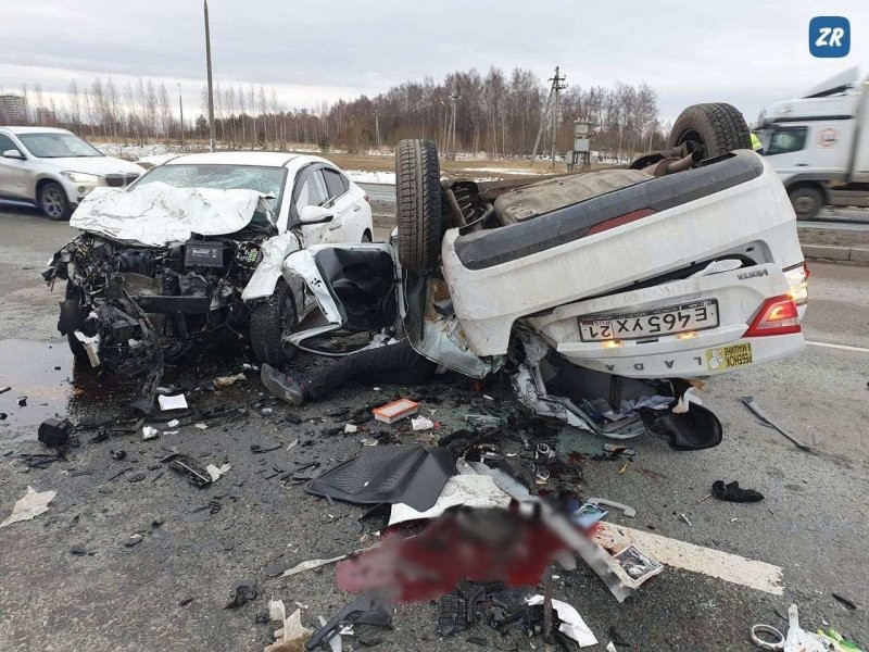 Авария дня. Смертельное ДТП на выезде из Новочебоксарска