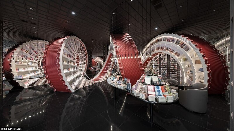 В Китае открыли удивительный книжный магазин