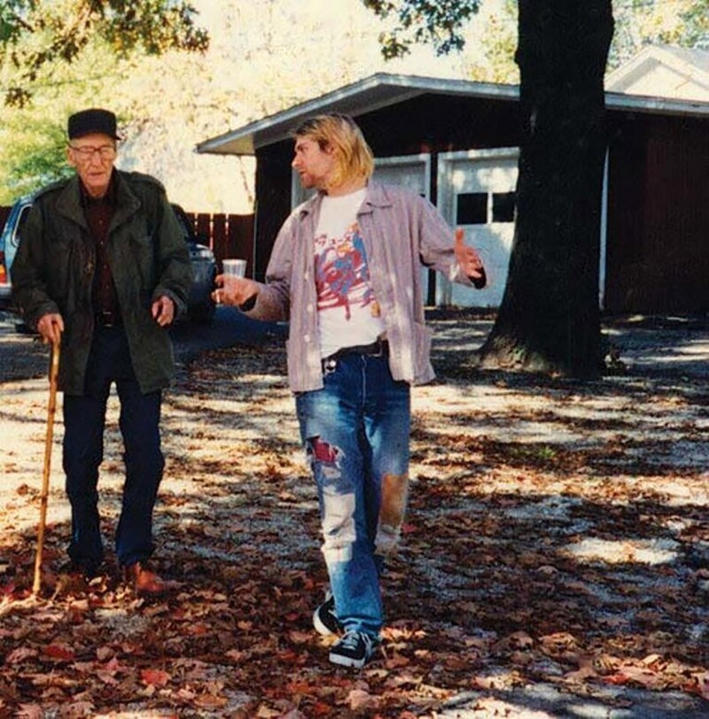Курт Кобейн и Уильям Берроуз. Канзас, 1993 год