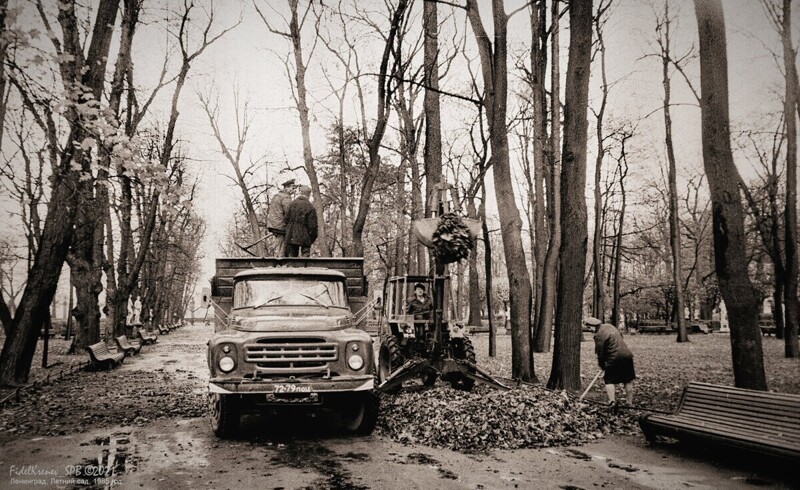 Прогулка по Ленинграду 1985 года