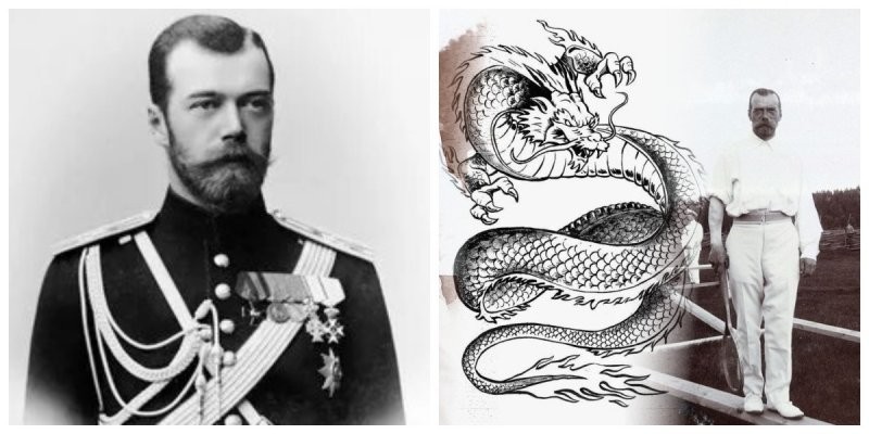 А дракон-то царский! Зачем Николай II сделал себе татуировку