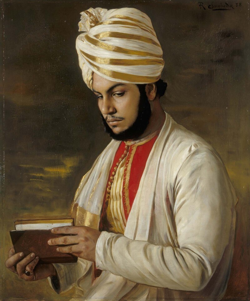 Портрет Абдул Карима кисти Рудольфа Свободы, 1888