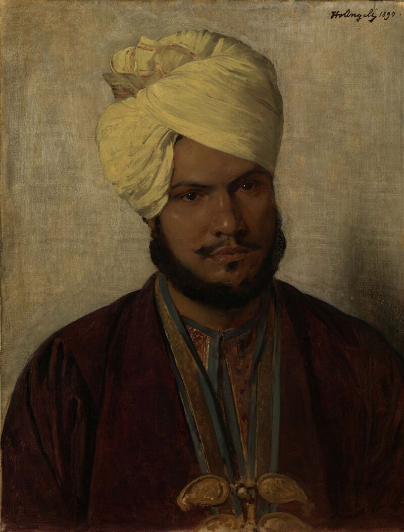 Портрет Абдул Карима кисти Генриха фон Анджели, 1890