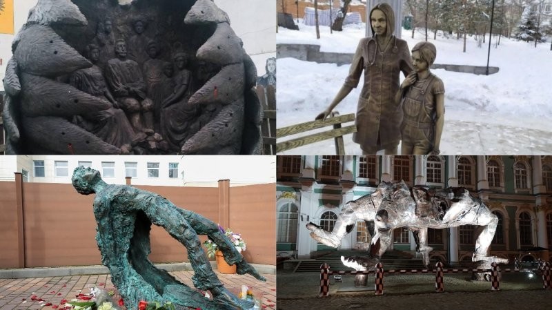 Романовы в «Яйце» и Есенин из «Матрицы»: непонятные или просто жуткие памятники в России