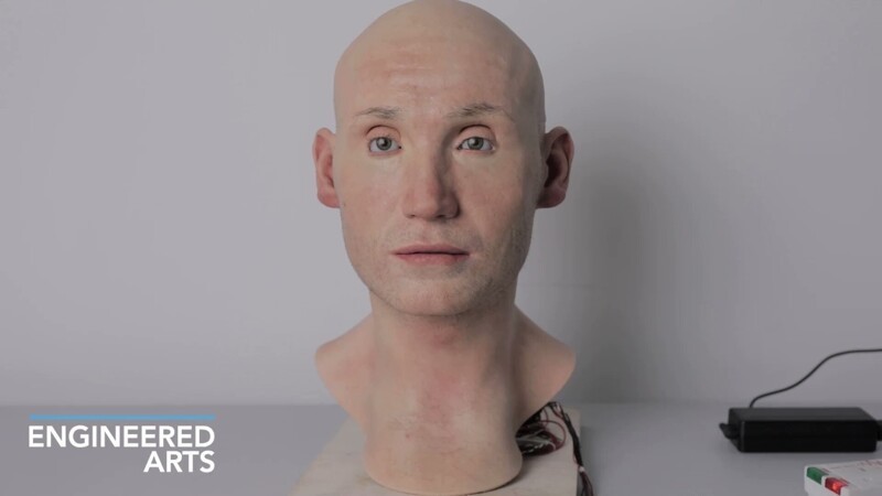 Новый робот-гуманоид с человеческой мимикой от Engineered Arts