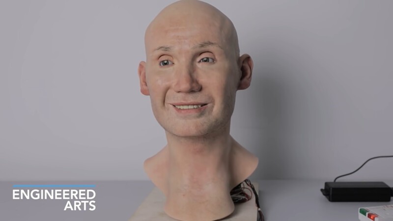 Новый робот-гуманоид с человеческой мимикой от Engineered Arts