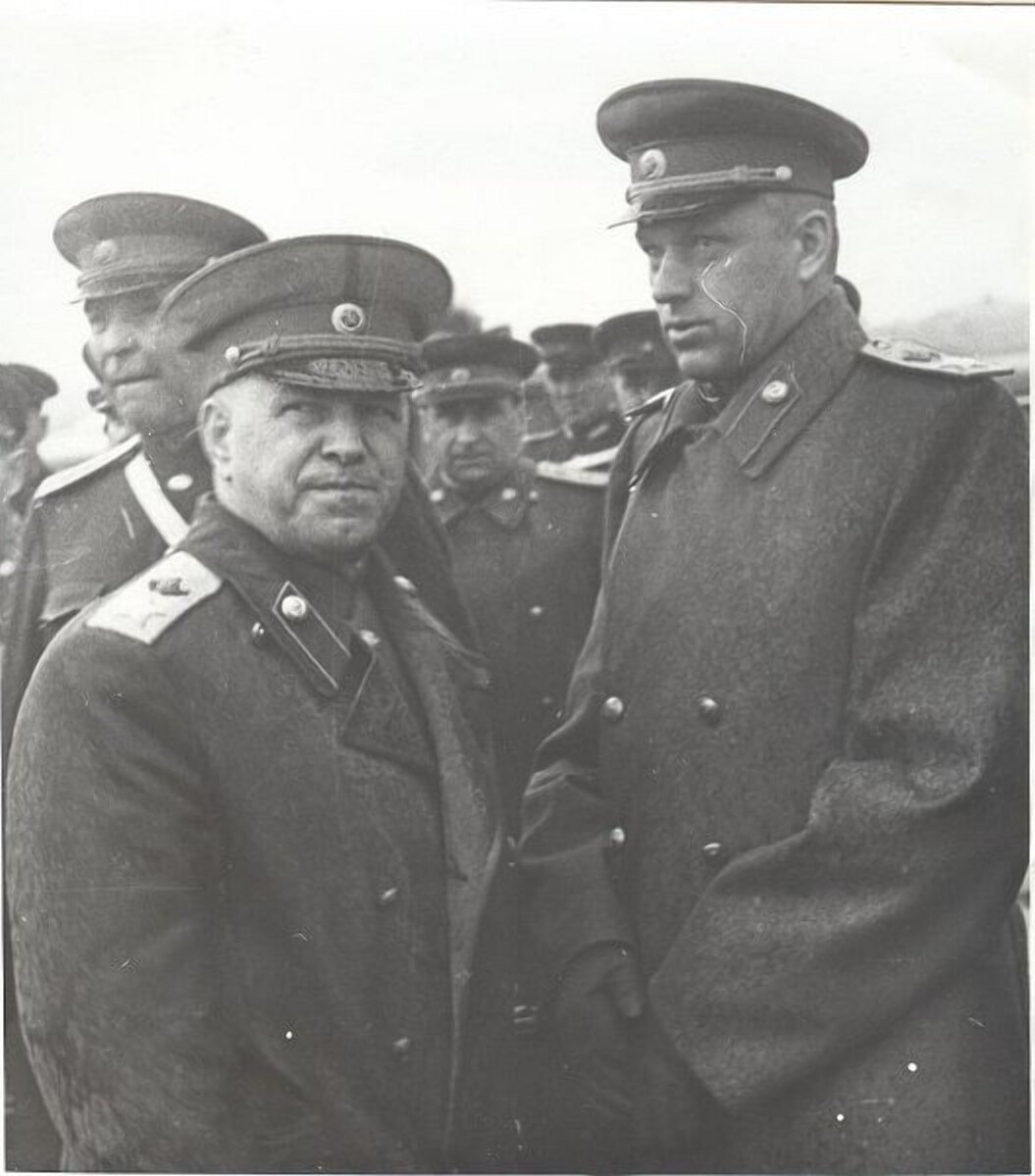 Маршал Рокоссовский и Жуков