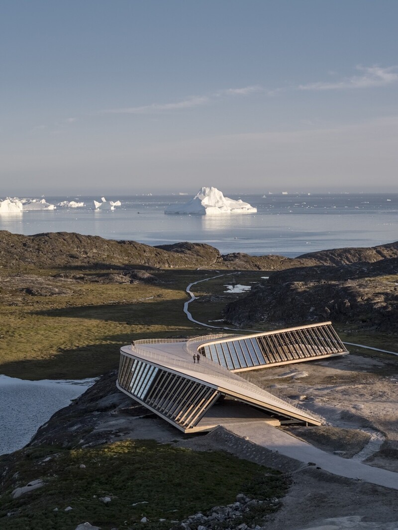 4. Ilulissat Icefjord Centre от архектора Дорте Мандруп, Иллулиссат, Гренландия