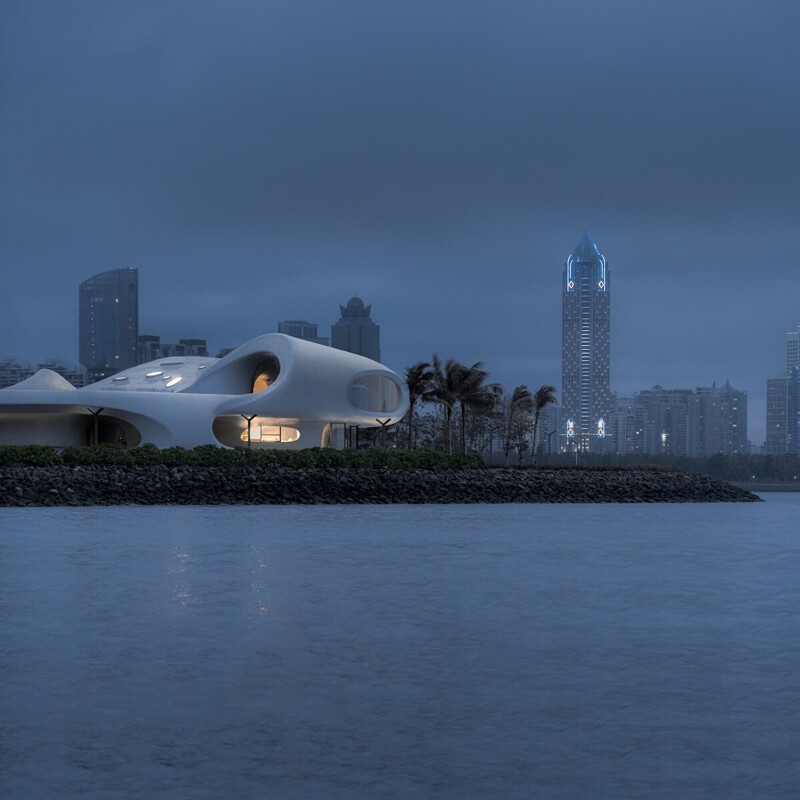 10. Библиотека The Cloudscape of Haikou от фирмы MAD Architects, Хайкоу, Китай