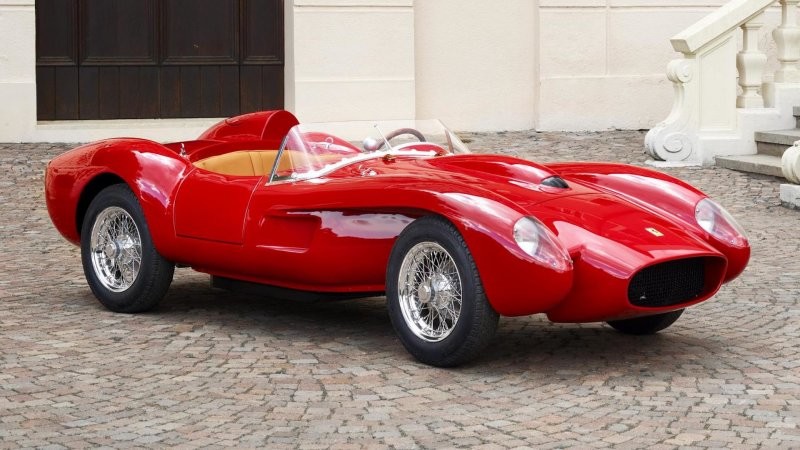 Уменьшенная электрическая копия Ferrari 250 Testa Rossa для подростков