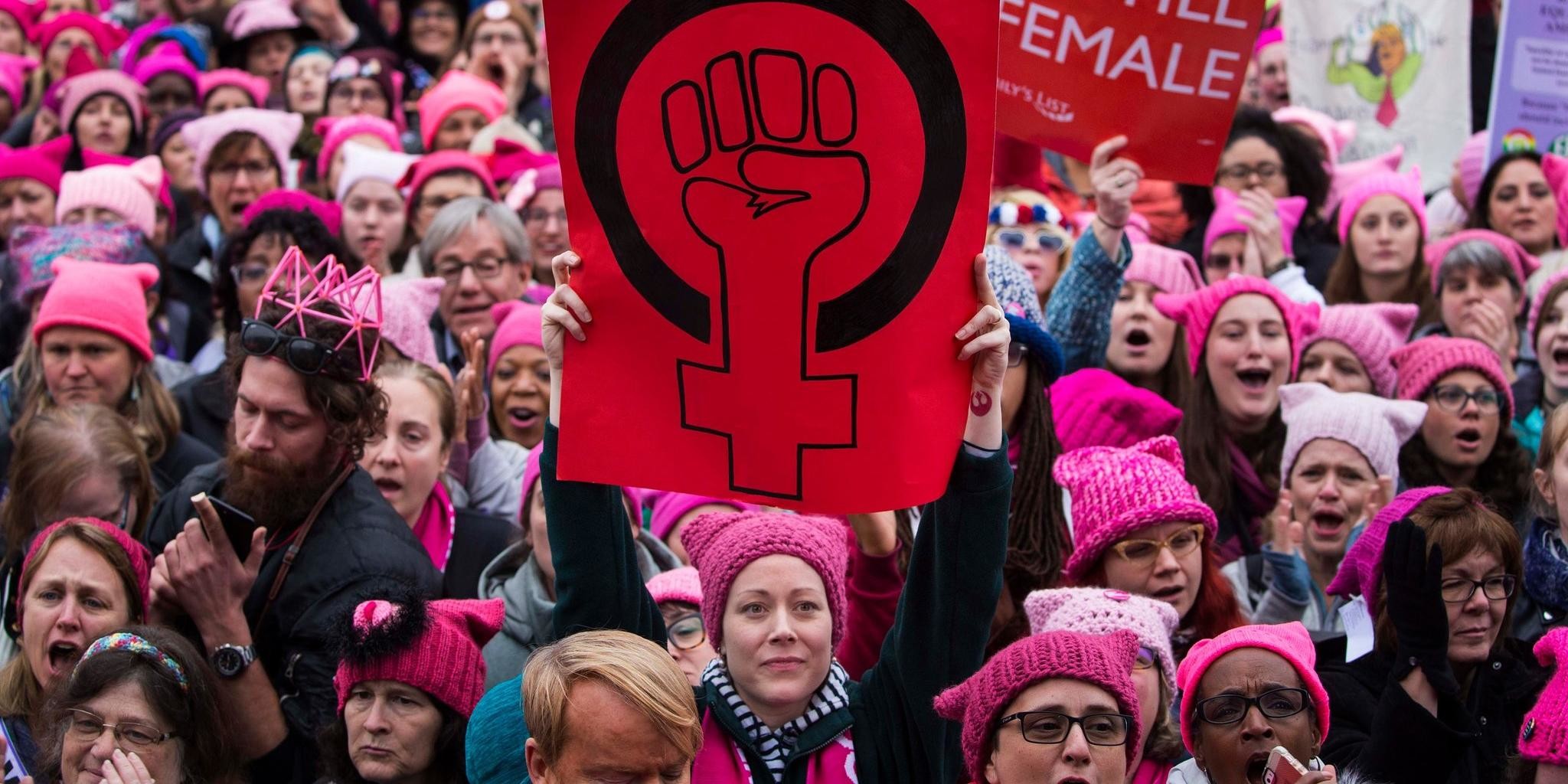 Женский феминизм. Митинг феминисток. Парад феминисток. Движение феминисток. Радикальные феминистки.