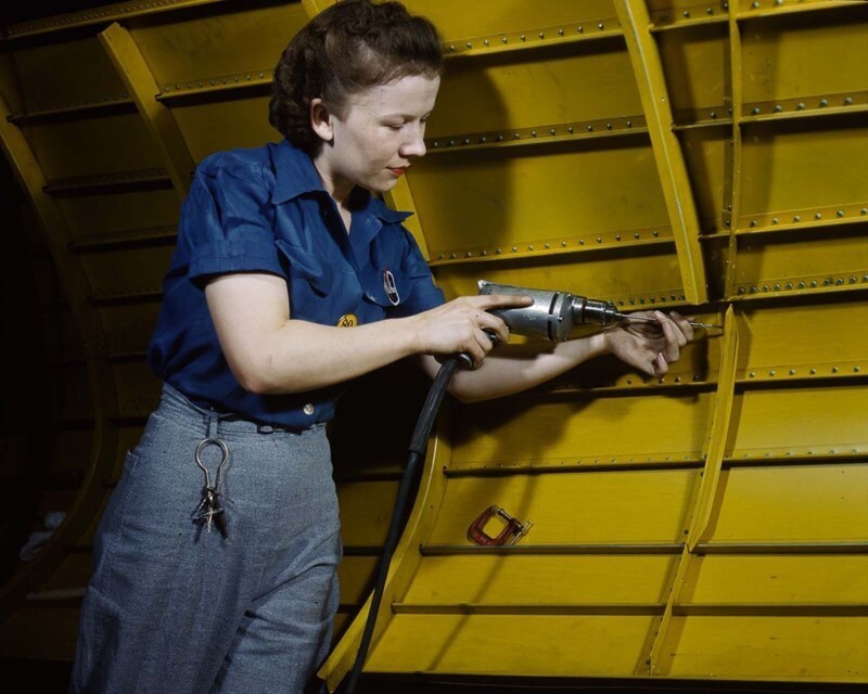 Женщины за станками: американки времен Второй мировой