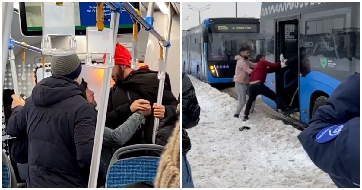 "Эй вы, русские, везите нас бесплатно!": В Москве мигранты разгромили автобус с пассажирами