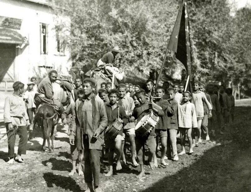 Ташкентские пионеры  1920–е годы, СССР, Фото Георгия Зельмы