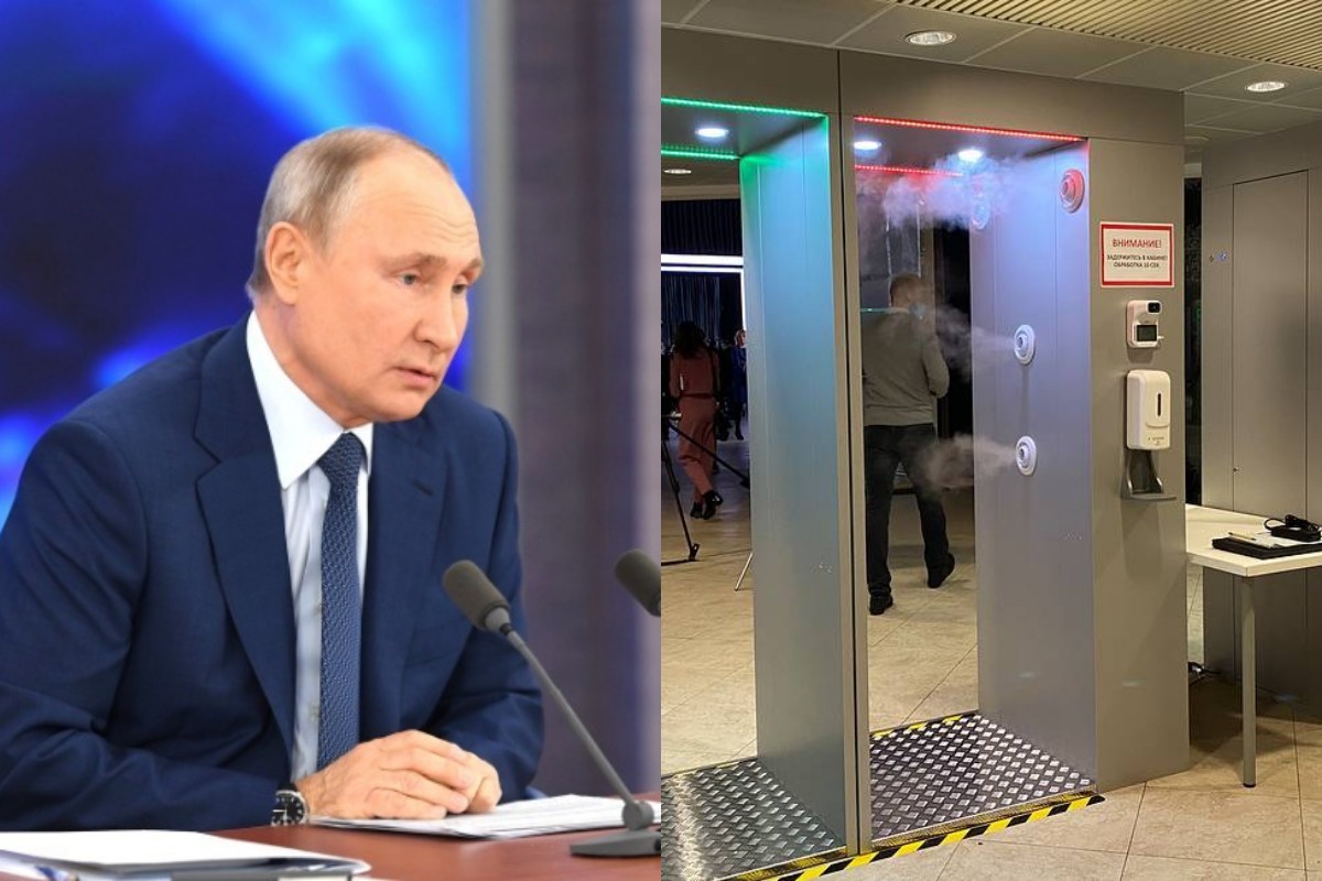 Вампиры не пройдут: журналистов перед пресс-конференцией Путина обработают ионами серебра