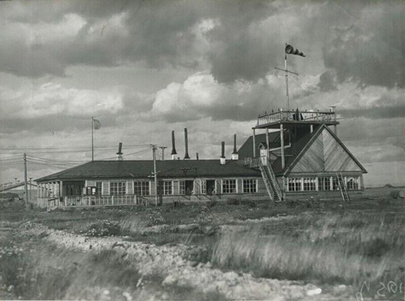 Здание первого аэровокзала. Ленинград. 1933 год