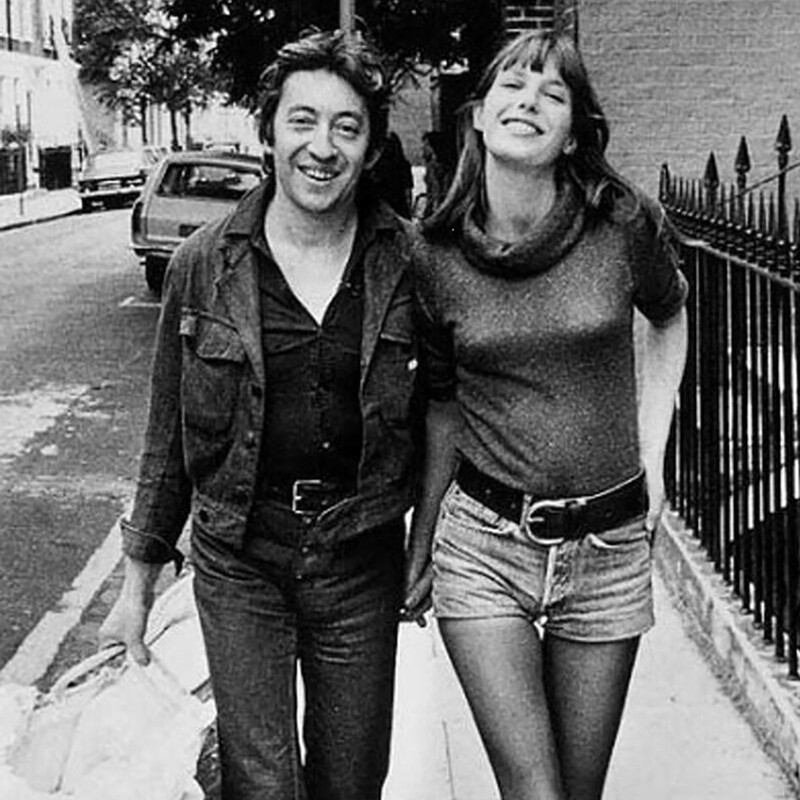 «Это очень приятное ощущение, быть чьей-то музой». Джейн Биркин с Сержем Генсбуром. Фото 1970-е