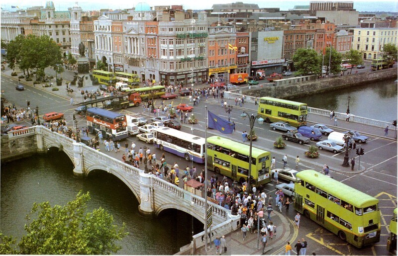 Дублин, О’Коннелл-стрит, 1991: