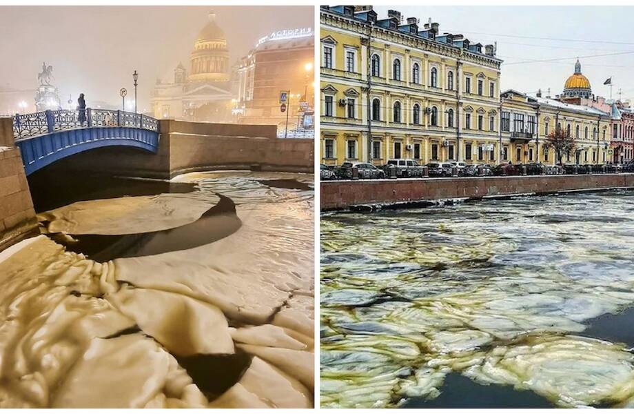 10 фото «ледяного сала», которым заволакивает реки России