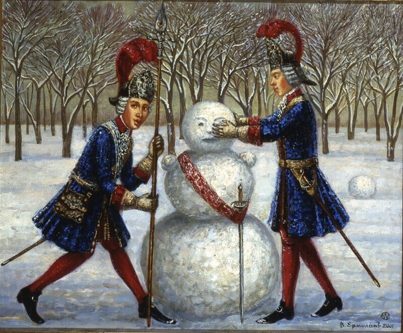 Снеговик - мистический идол язычников