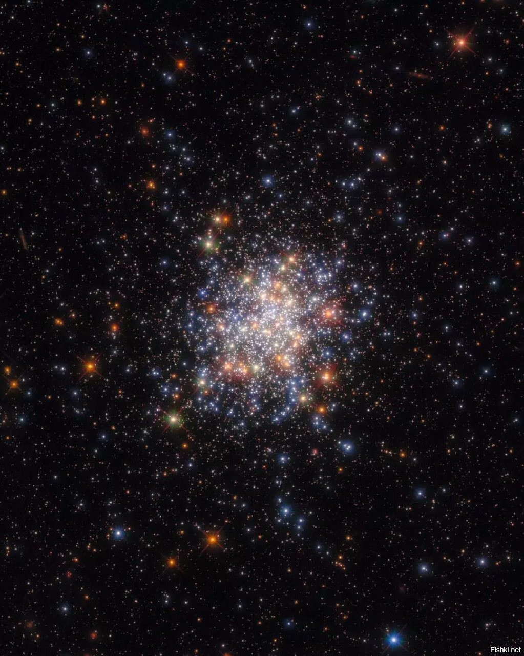 Скопление галактик. Скопление NGC 6231. Злой космос. Хаббл фото 2022. 120 световых лет