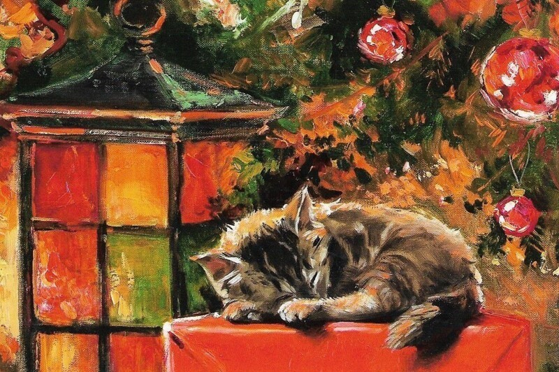 Очаровательные кошки в живописи Марии Павловой