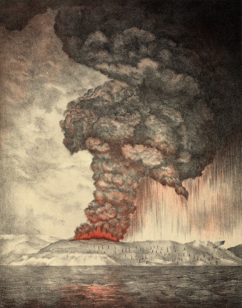 Извержение Кракатау 27 августа 1883 года