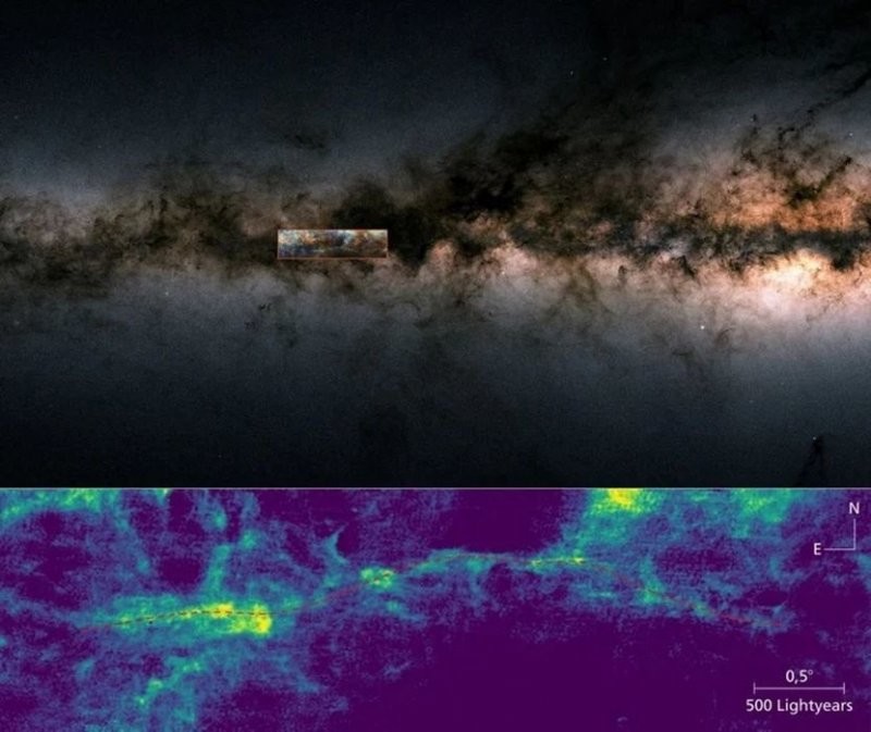 Астрономы обнаружили одну из самых больших структур в Млечном Пути