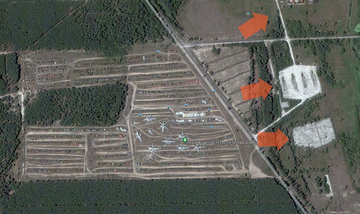 В Чернобыльской зоне обнаружили место, где оказалась исчезнувшая из отстойника «Россоха» техника