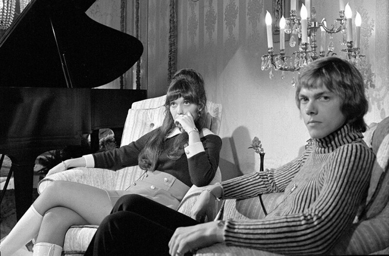 17 января 1972 года. Лос-Анджелес. Брат и сестра Ричард Карпентер и Карен Карпентер (дуэт The Carpenters).