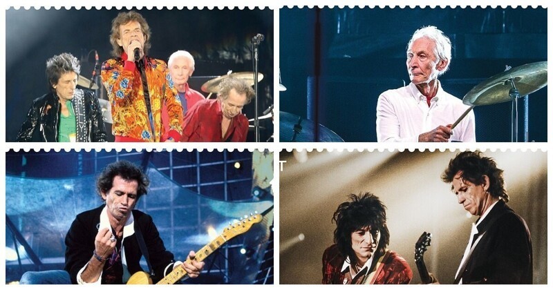 К 60-летию Rolling Stones выпустили почтовые марки