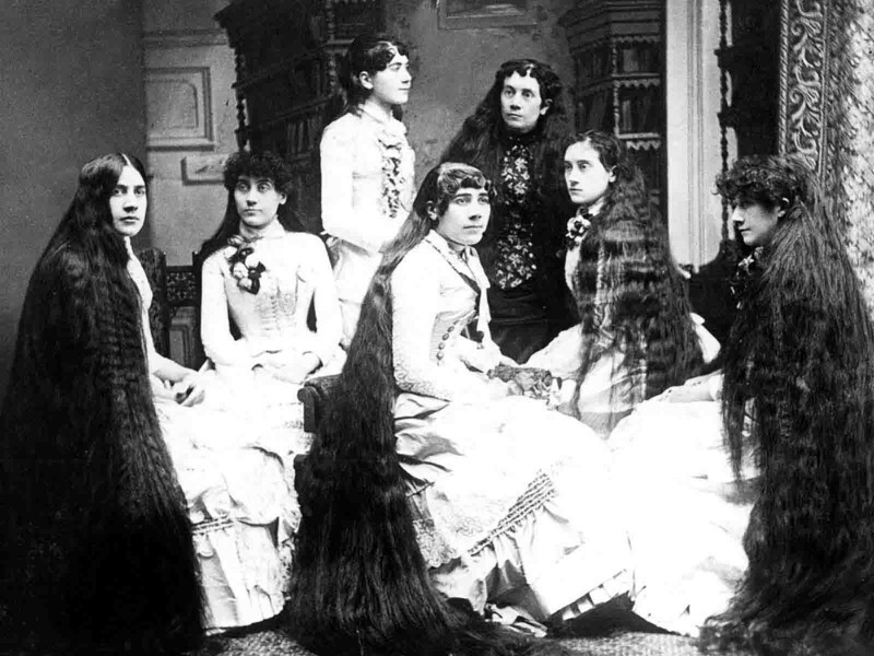 Семь сестер Сазерленд. 1885 г.