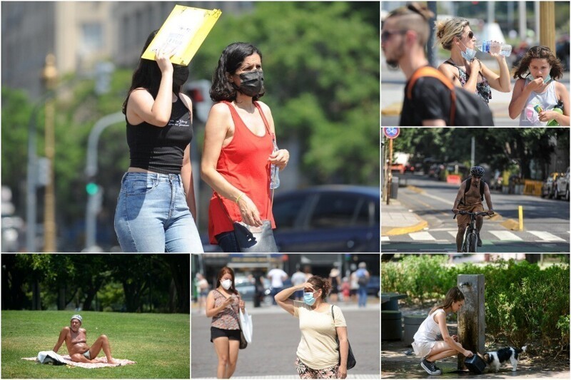 Экстремальная жара в Буэнос-Айресе