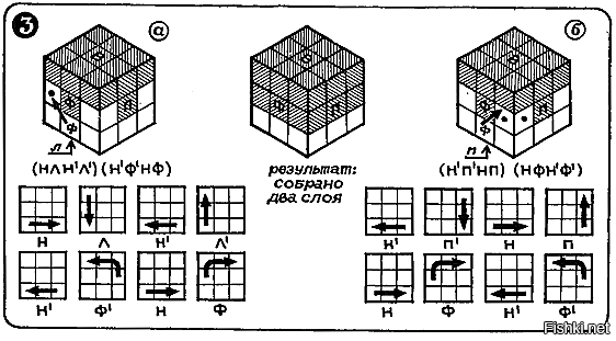 Как собрать кубик 5x5 схемы на русском