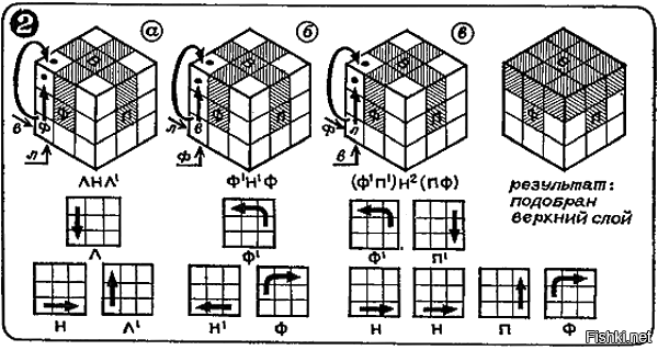 Схема кубика рубика 3х3 в картинках пошагово - 86 фото