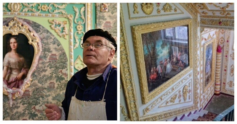 В Киеве пенсионер создал "дворец" в подъезде