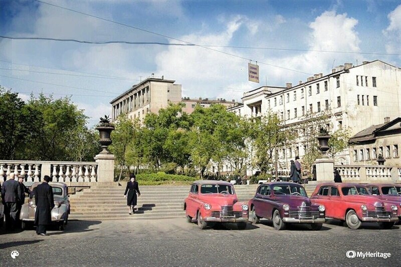 Москва до и после войны