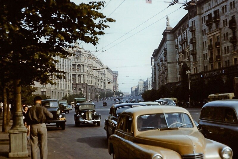 Улица Горького. 50-е годы