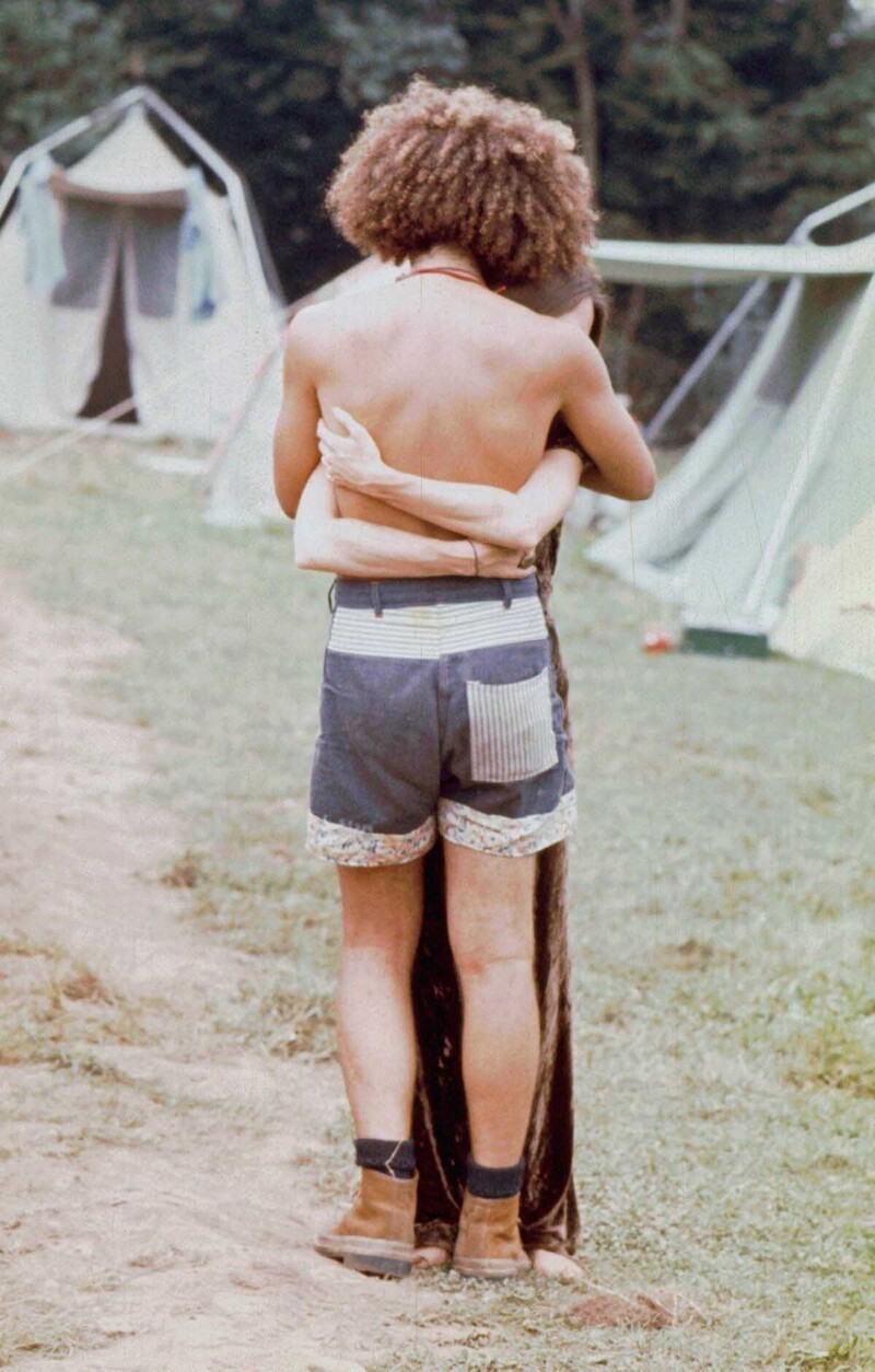 Парад хипповской моды на фестивале Вудсток, 1969 год