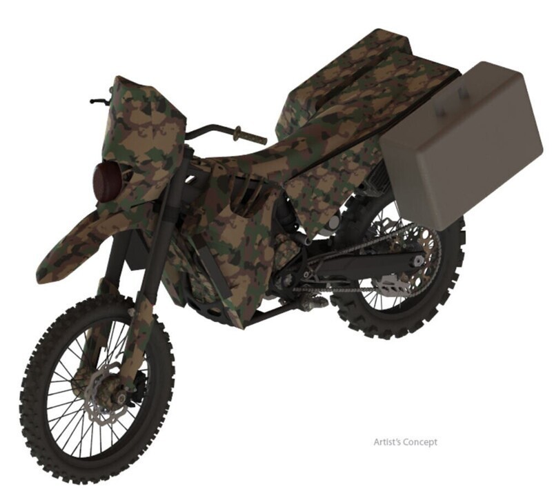Бесшумный «Кошмар»: военный стелс-мотоцикл