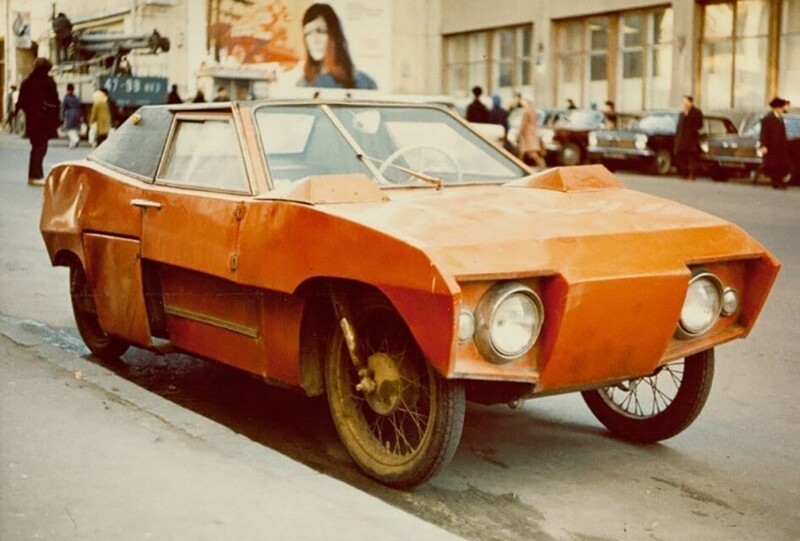  Самодельный автомобиль, 1973 год, Москва