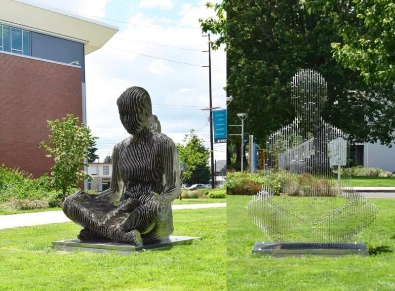 Исчезающая скульптура перед вами: квантовая скульптура Джулиана Восса-Андреа