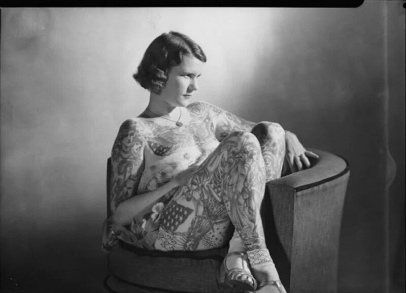 Бетти Бродбент «Татуированная Венера», Австралия, 4 апреля 1938 года