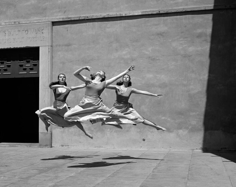 Три танцовщицы, колледж Миллса, 1929 год