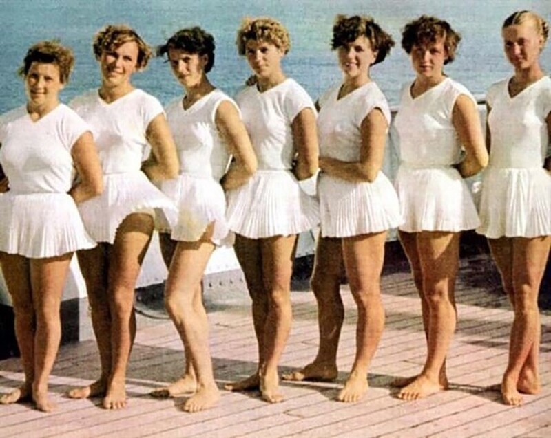 Женская сборная СССР по спортивной гимнастики. Мельбурн. 1956 год