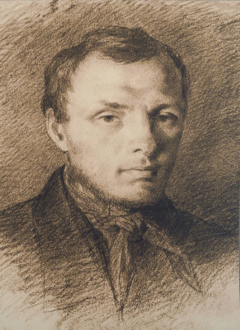 "Портрет Достоевского в 26 лет" (Константин Трутовский, 1847)