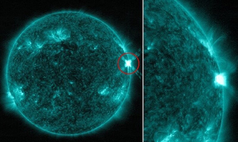 НАСА сфотографировало вспышку на Солнце