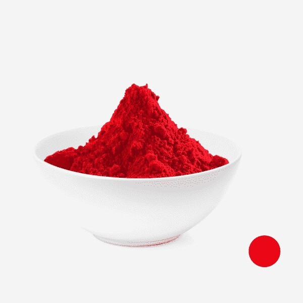 Красный краситель кармин получают из карминовой кислоты. Ее "добывают" из перемолотых самок насекомых кошенили