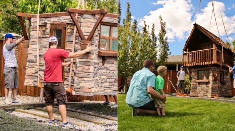 Квартиры для детей: канадец создает игровые домики со всеми удобствами настоящих жилищ