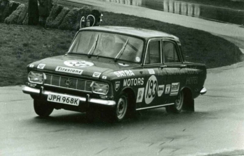 Москвич 412 — Чемпион Англии по автогонкам